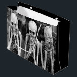 Scary Funny Skeletons Halloween Gift Bag<br><div class="desc">Beautiful Scary Funny Skeletons Halloween Gift Bag</div>