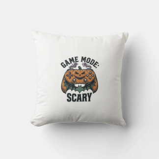 Scary Gamer Shirt Vintage Halloween Controller Art Cushion