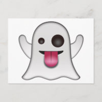 Scary Ghost Emoji Cool Fun