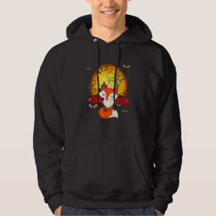 Scary Ghost Fox Horror - Spooky Night Hoodie