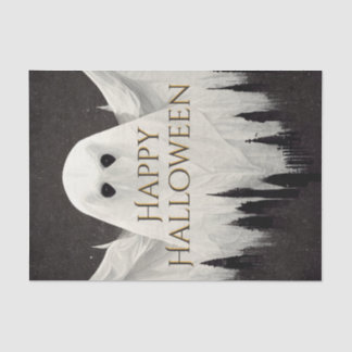 Scary Ghost Happy Halloween Tissue Paper