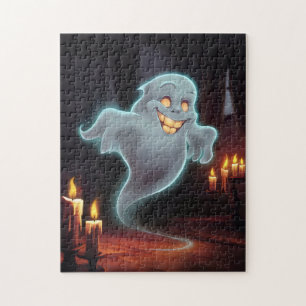 Scary ghost puzzle. jigsaw puzzle