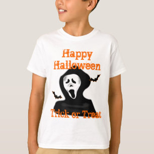 scary ghost  trick or treat T-Shirt