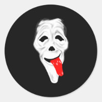 Scary Ghost Wassup Face Stoner Horror Movie Comedy