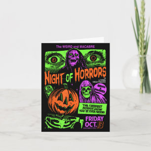 Scary Ghosts Spooky Halloween Pumpkin Graphic For Card