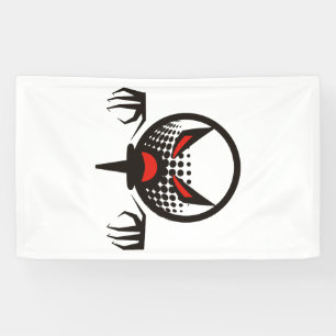 Scary Golf Halloween group graveyard Banner