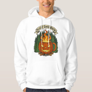 Scary Good Brew Pumpkin Mug Halloween Design Hoodie