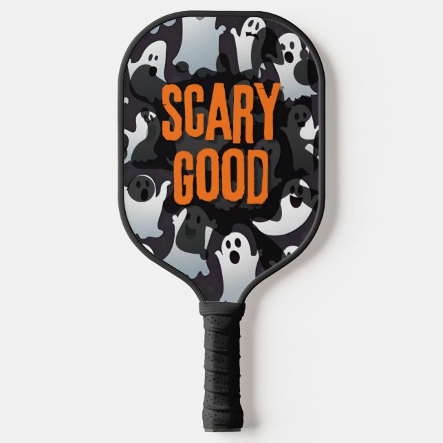 Scary Good Ghost Pickleball Paddle  (Front)
