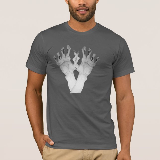 Scary gruesome monster hand T-Shirt (Front)