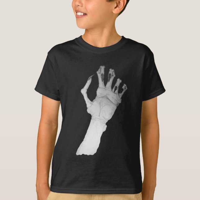 scary gruesome monster knarled hands T-Shirt (Front)