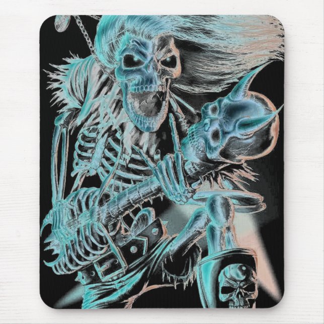 Scary Guitar Madman Mousepad (Front)