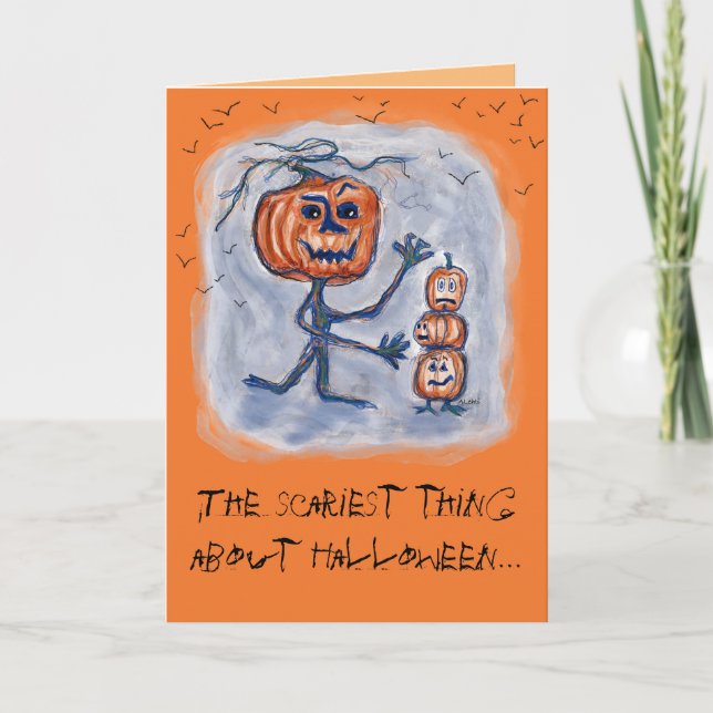 Scary Halloween Card (Front)