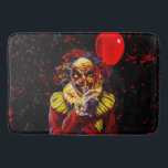 Scary Halloween Clown Horror Movie Bath Mat<br><div class="desc">Bath Mat</div>