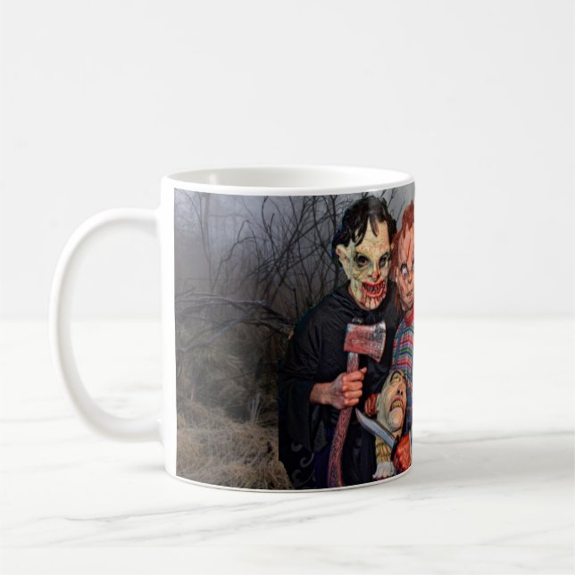 Scary Halloween. Coffee Mug (Left)