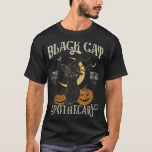  Scary Halloween Costume Black Cat Salem T-Shirt
