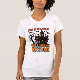 Scary Halloween Costume Haunted House Vintage Shir T-Shirt