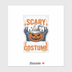 Scary Halloween Costume Pumpkin Witch Hat Shirt_1