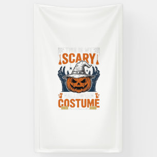 Scary Halloween Costume Pumpkin Witch Hat Shirt_1 Banner