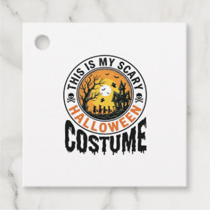 Scary Halloween Costume Vintage Engraving Shirt De Favour Tags