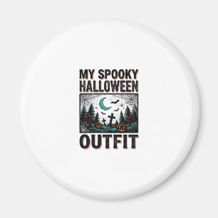 Scary Halloween Costume Vintage Graveyard Tee_1 Magnet