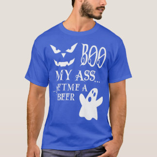 Scary Halloween Creepy Ghost Pumpkin Face  T-Shirt