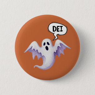 Scary Halloween ghost - DEI 6 Cm Round Badge