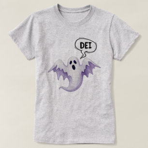Scary Halloween ghost DEI  T-Shirt