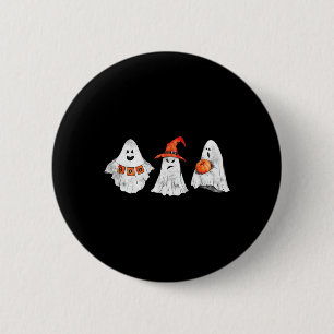 Scary Halloween Ghosts Saying Boo Shirt 6 Cm Round Badge