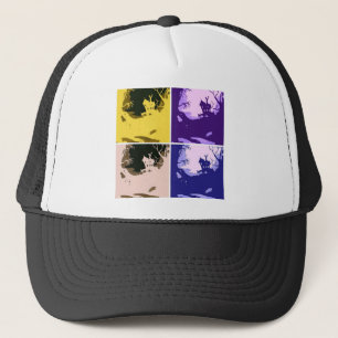 Scary Halloween House Trucker Hat