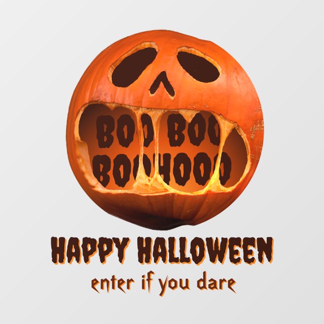 Scary Halloween jack o'lantern home decor  (Sheet)