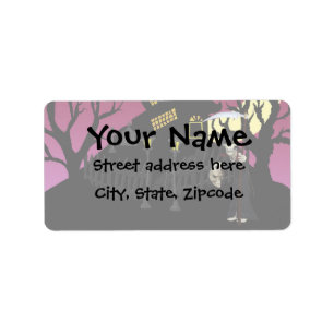 Scary Halloween Label