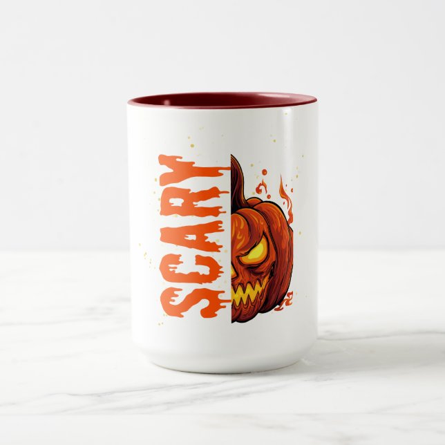 Scary Halloween Mug (Center)