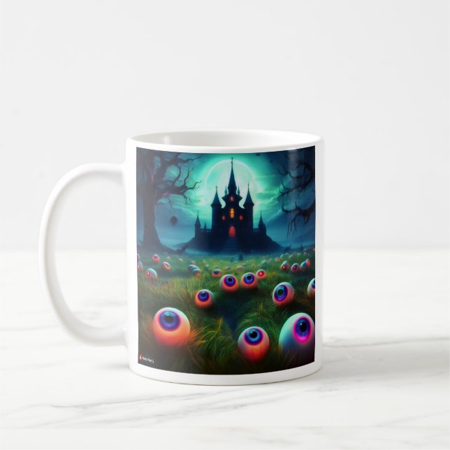 Scary Halloween Mug (Left)