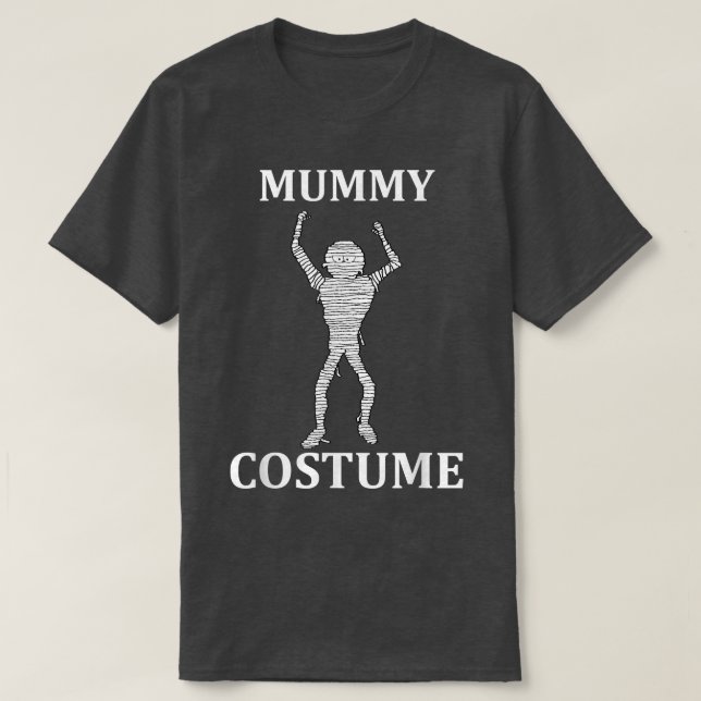 Scary Halloween Mummy Costume  Egyptian Pyramid Te T-Shirt (Design Front)