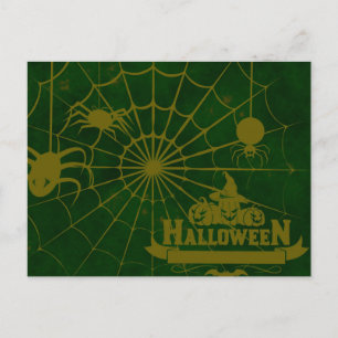 Scary Halloween Night Postcard
