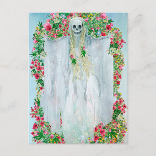 Scary Halloween Night Postcard