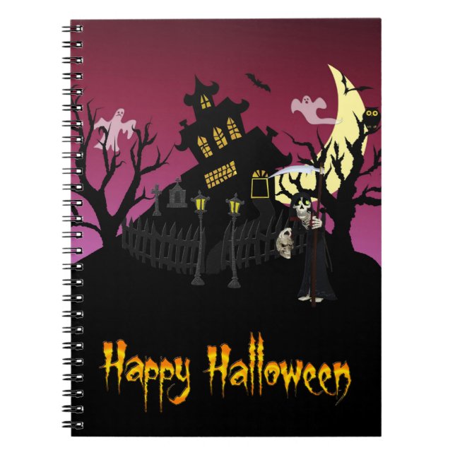 Scary Halloween Notebook (Front)