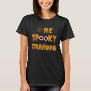 Scary Halloween One Spooky Grandpa Family Matching T-Shirt