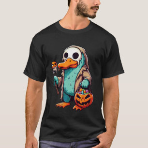 Scary Halloween Platypus Ghost Spooky Candy Bag 10 T-Shirt