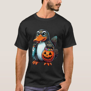 Scary Halloween Platypus Ghost Spooky Candy Bag 6 T-Shirt