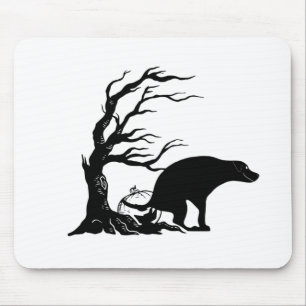 Scary Halloween Pooping Dog Mouse Pad