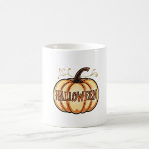 Scary Halloween Pumpkin Mug