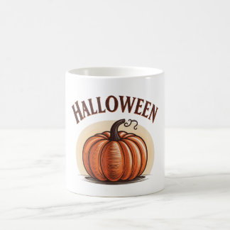 Scary Halloween Pumpkin Mug