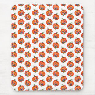 Scary Halloween pumpkin Tank Top Mouse Pad