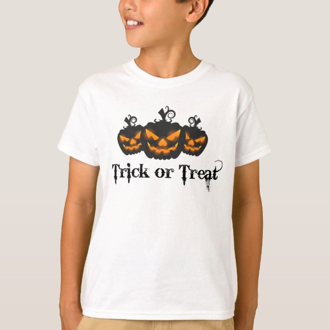 Scary Halloween Pumpkins Shirt (Front)