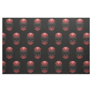 Scary Halloween Skull  Fabric
