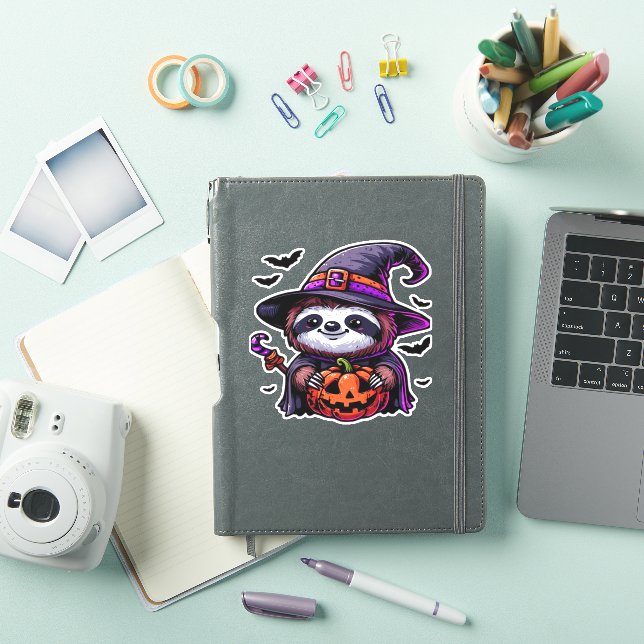 Scary Halloween Sloth Witch Hat Costume Spooky Sea (iPad Cover)