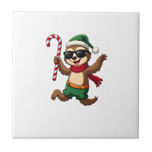 Scary Halloween Sloth Witch Hat Costume Spooky Sea Ceramic Tile