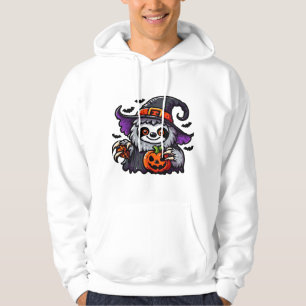 Scary Halloween Sloth Witch Hat Costume Spooky Sea Hoodie
