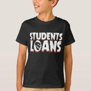 Scary Halloween Students Loans Costume T-Shirt